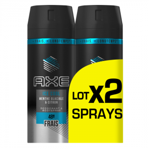 AXE DEO SPRAY 150ML ICE COOL (DUO PACK)