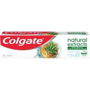 COLGATE T/PASTE NATURAL EXTRACTS 75ML HEMP SEED OIL