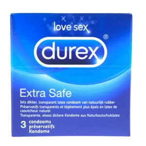 DUREX CONDOM 3PCS DRY EXTRA SAFE